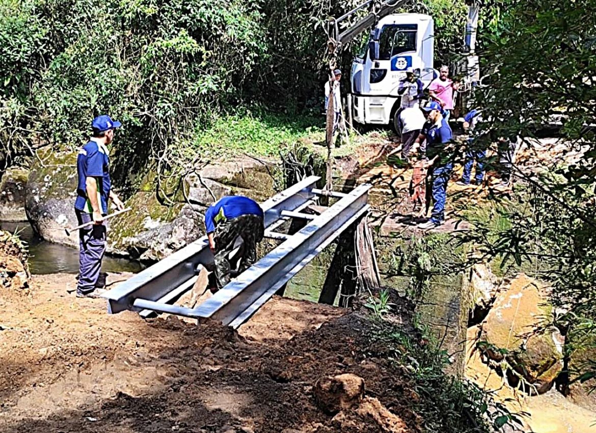 prefeitura reconstrói ponte da serrinha divulgação redes sociais (2)