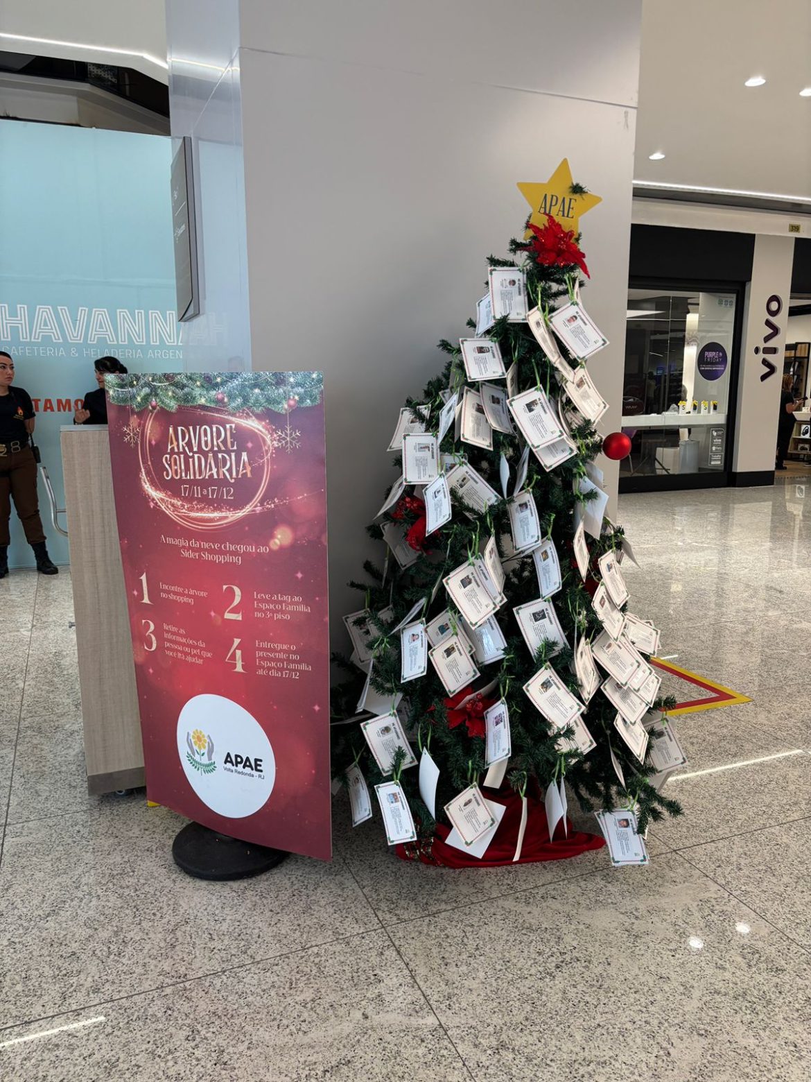 sider shopping lança campanha Árvores solidárias para ajudar divulgaÇÃo1