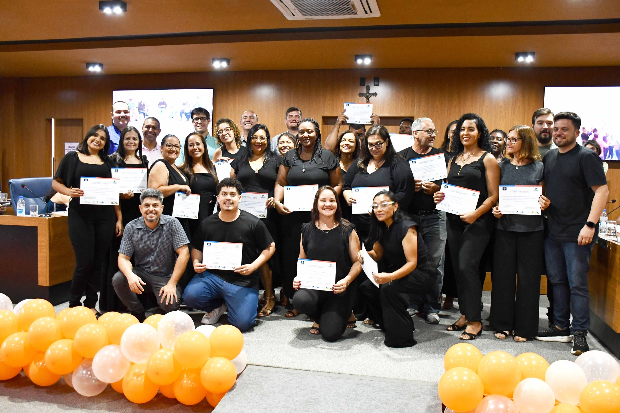 formatura do programa mais saúde com agente redes sociais