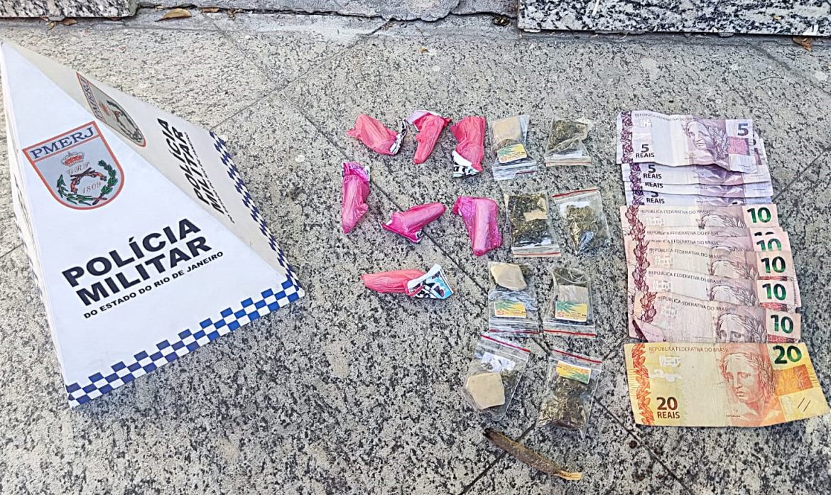 18.cf.res.polÍcia.homem é preso suspeito de tráfico.divulgaÇÃopm