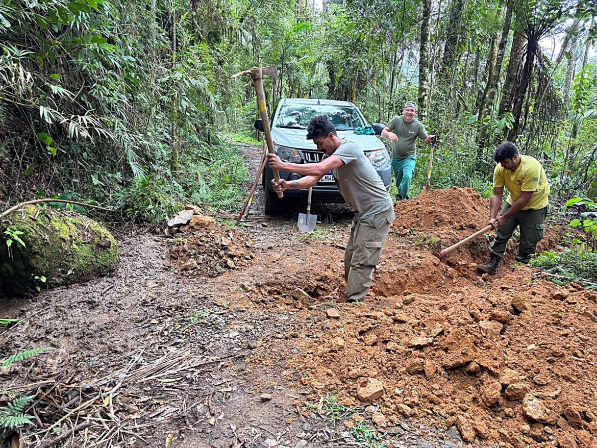 39.cf.res.cidades.parque nacional do itatiaia realiza manutenção.1.equipe.divulgaÇÃopni