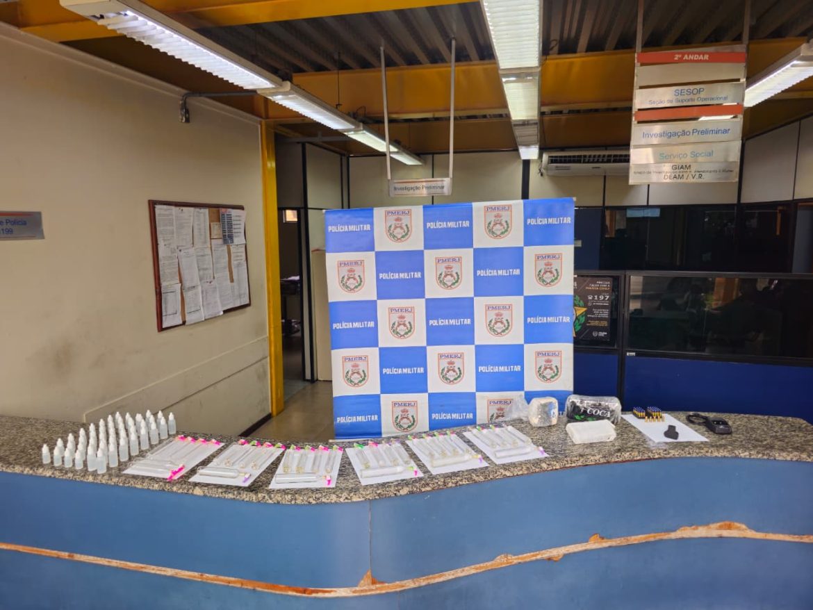 drogas aprendidas pelas polícias militar e civil em barra mansa divulgação