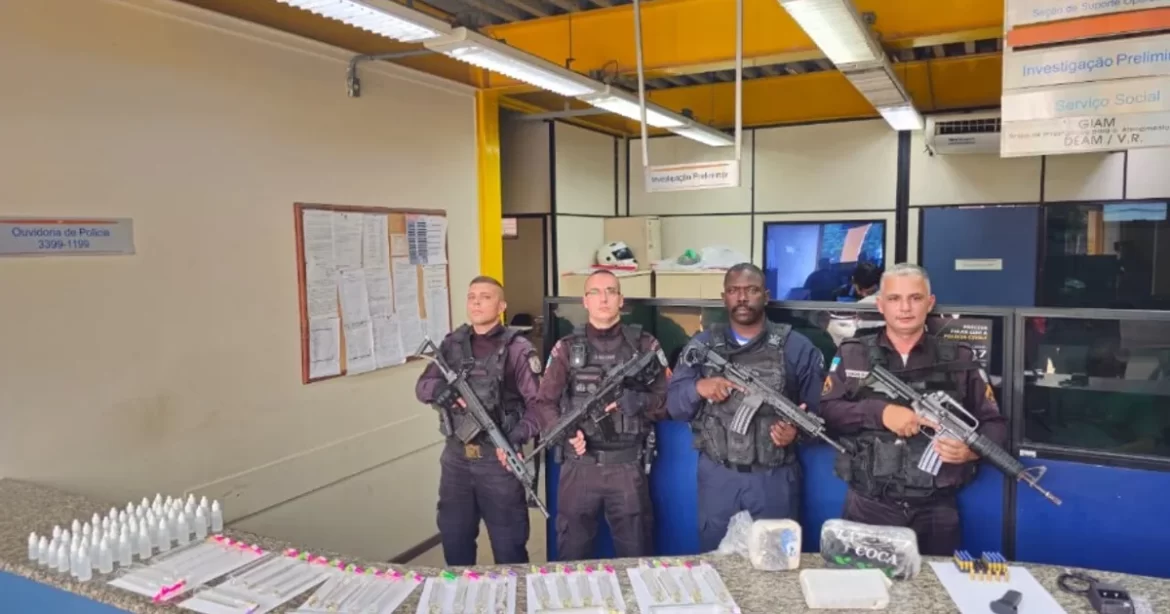 drogas aprendidas pelas polícias militar e civil em barra mansa divulgação divulgação11