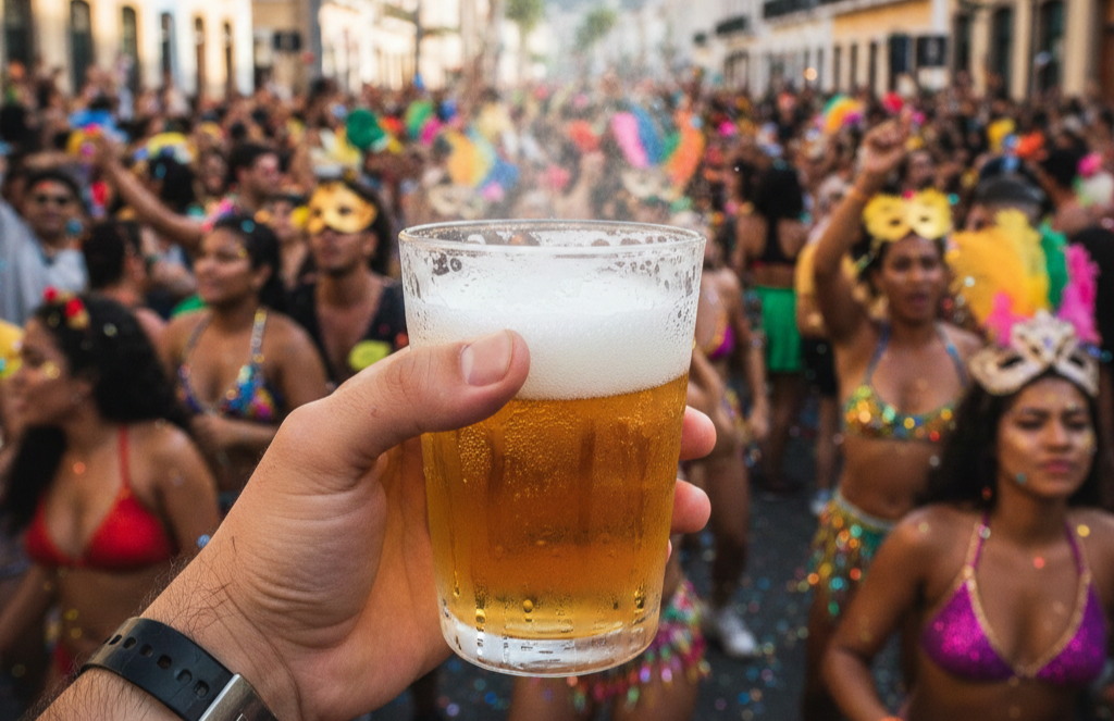 foto bebida carnaval gerada com ia