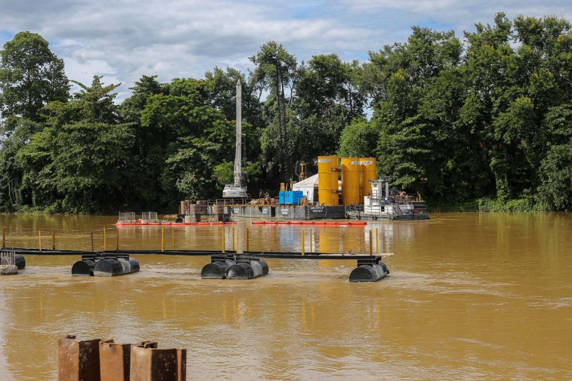 obras da nova ponte sobre o rio paraíba do sul, em volta redonda, avançam em fase crucial de construção adriana cópio secom1 obras da nova ponte sobre o rio paraíba do sul, em volta redonda, avançam em fase crucial de construção adriana cópio secom1