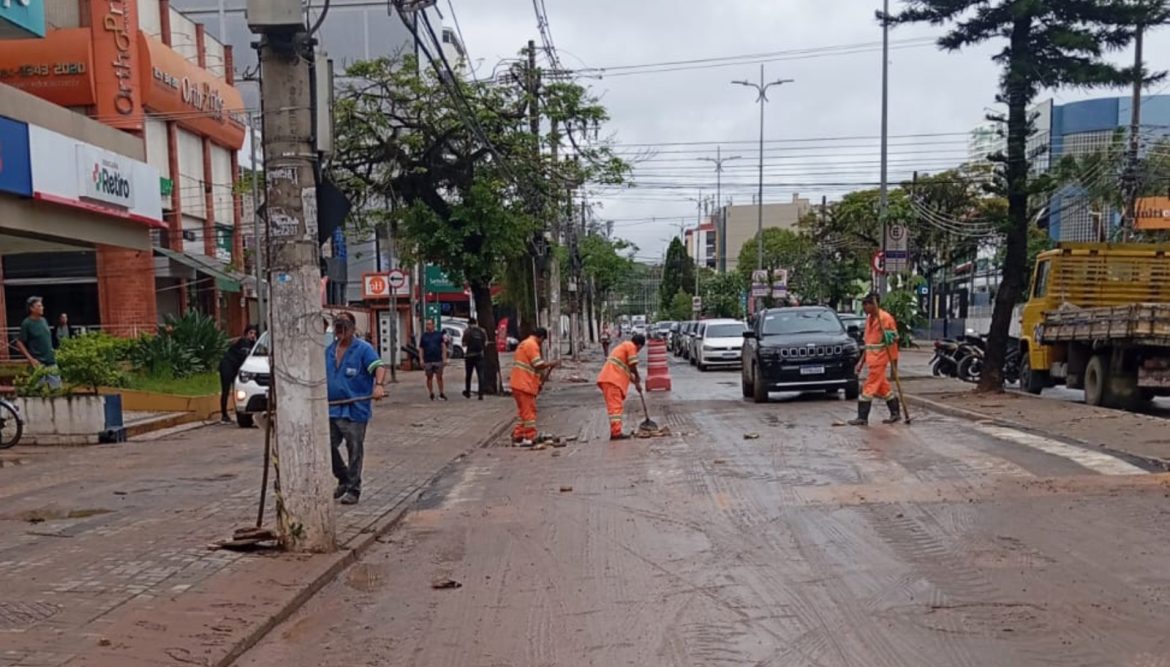 prefeitura de volta redonda intensifica limpeza e manutenção após tempestade divulgação secom