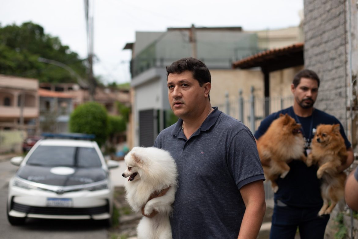 smpda e forças de segurança desmantelam venda ilegal de animais no siderópolis, em volta redonda cris oliveira secom1